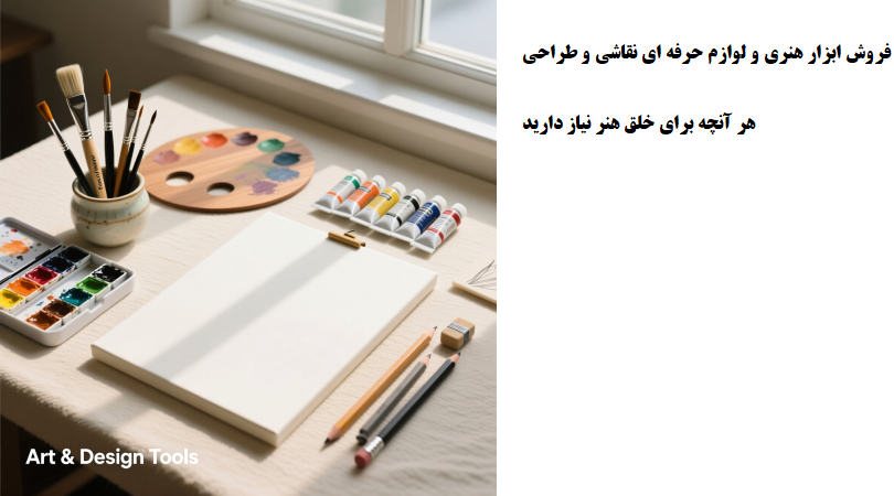 فروش انواع ابزار هنری و طراحی و لوازم نقاشی