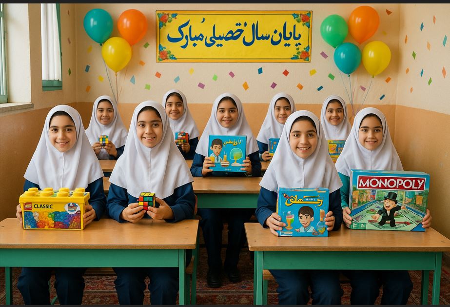 بازی بازیا | هدیه‌های آموزشی و خلاقانه برای جشن پایان سال مدارس