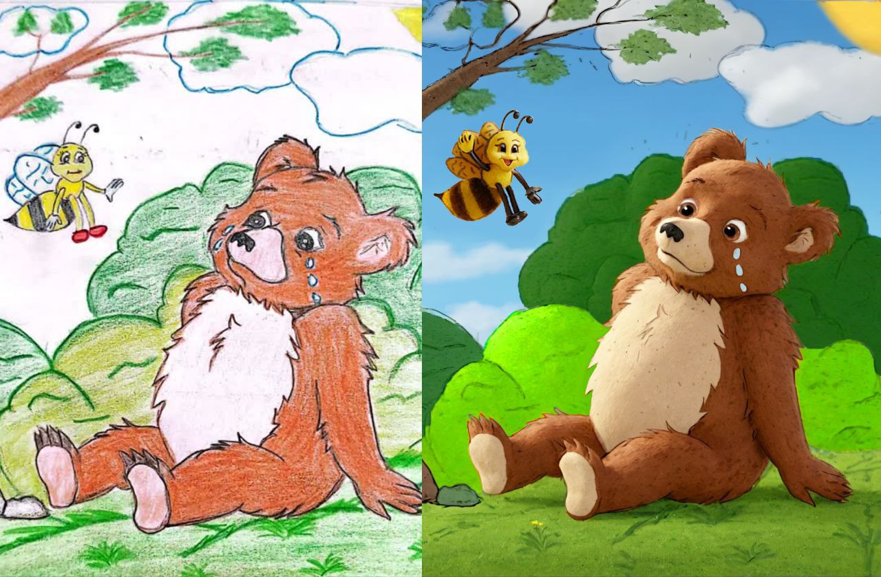 تبدیل نقاشی‌های دستی  شما و کودکانتان به تصاویر حرفه‌ای و سه‌بعدی